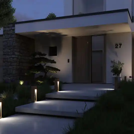 Vedd meg most Paulmann Trabia LED lábazati lámpa fa, magasság 40 cm