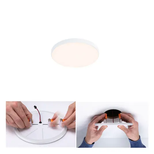Akciós ár Paulmann Veluna Edge LED süllyesztett IP44 3,000K Ø 9cm