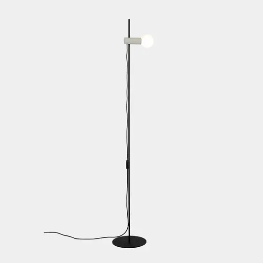 Újdonság LEDS-C4 Nude Single állólámpa E27 szürke/fekete