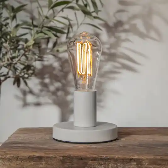 Alacsony ár LED lámpa ST64 izzószál E27 3.8W 1800K fényerősségű, fényerőszabályozható