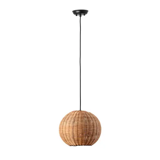 Azonnal elérhető Haka függőlámpa rattan ernyővel, Ø 30 cm