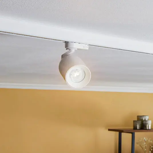 Szuper akció Arcchio Brinja sínes spotlámpa, fehér, Ø6,5 cm, 3-fázisú GU10