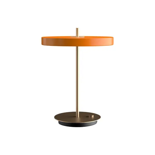 Biztonságos fizetés UMAGE LED asztali lámpa Asteria Table, USB, narancssárga/brass