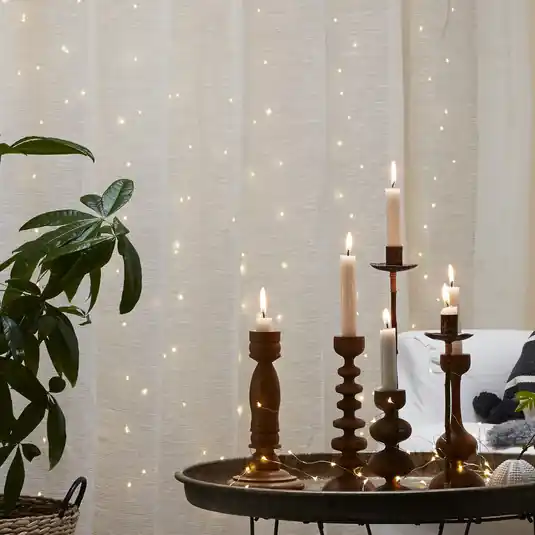 Dew Drop LED-fényfüggöny, magasság 100 cm Bestseller