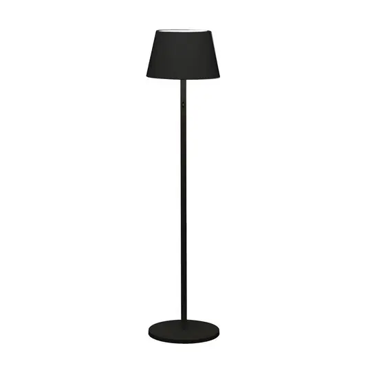 LED álló világítás Pomezia, kültéri, USB, fekete Újdonság