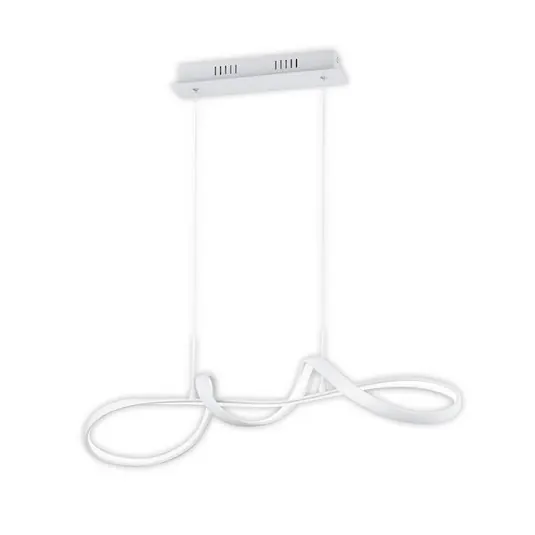 Újdonság LED lógó világítás Perugia, switch-dimmer, fehér