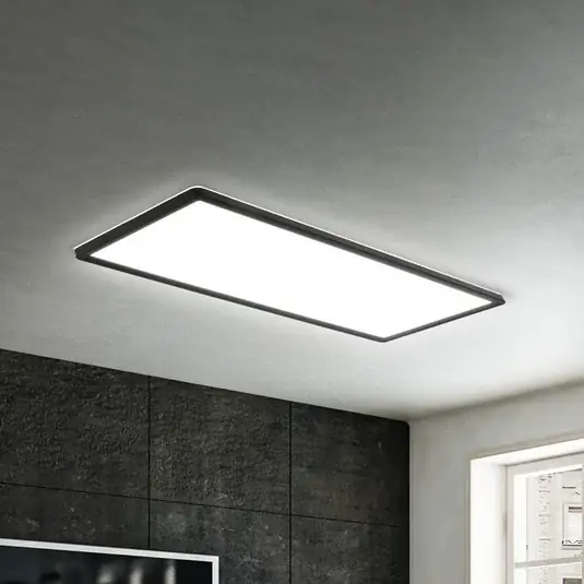 Vásárlói kedvenc Felületre szerelhető LED panel Slim 58x20cm on/off 4,000K fekete