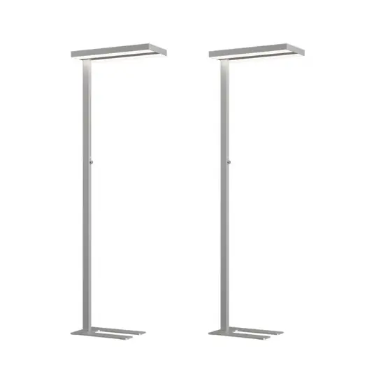 Arcchio LED álló lámpa Logan Basic, 2 db-os szett, ezüst, 6000 lm Outlet