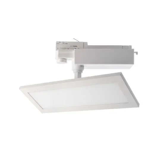 Különleges ajánlat LED panel TRACK LIGHT, fehér, 3 fázisú, 3000 K, be/ki