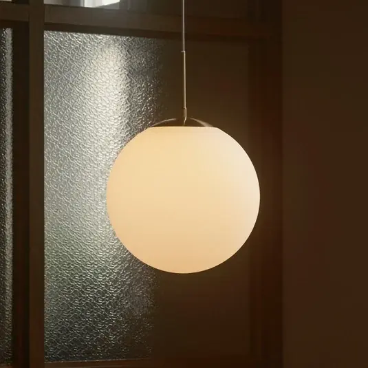Grant függőlámpa sárgarézből, üveggömbbel Ø 25cm Azonnali szállítás