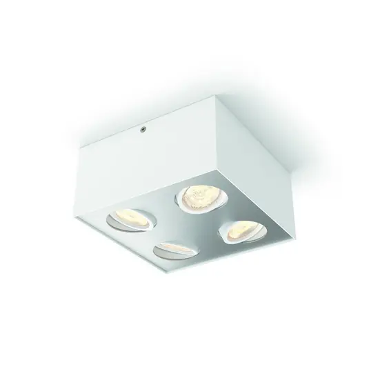 Kiárusítás Philips myLiving LED spotlámpa Box 4 izzós fehér