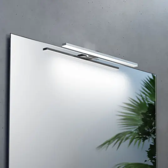 LED tükörvilágítás Triga IP44, króm, 40cm, 3,000K Olcsóbb