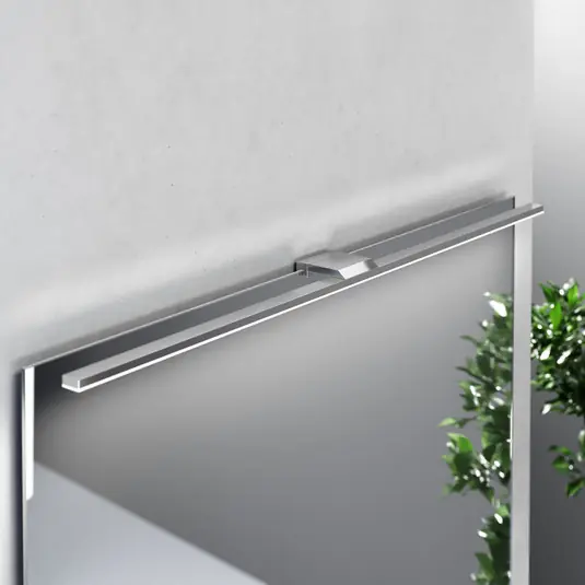 LED tükörvilágítás Triga IP44, króm, 80cm, 4,000K Szuper akció