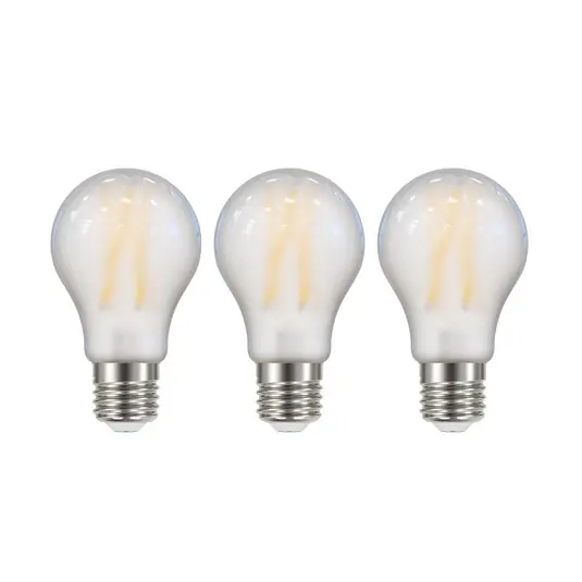 Kiárusítás LED izzó izzó izzószál matt E27 A60 3,8W 2700K 806 lm 3er