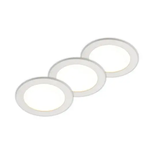 Prios LED süllyesztett lámpa Cadance, fehér, 17 cm, 3 darabos készlet, CCT Ne maradj le
