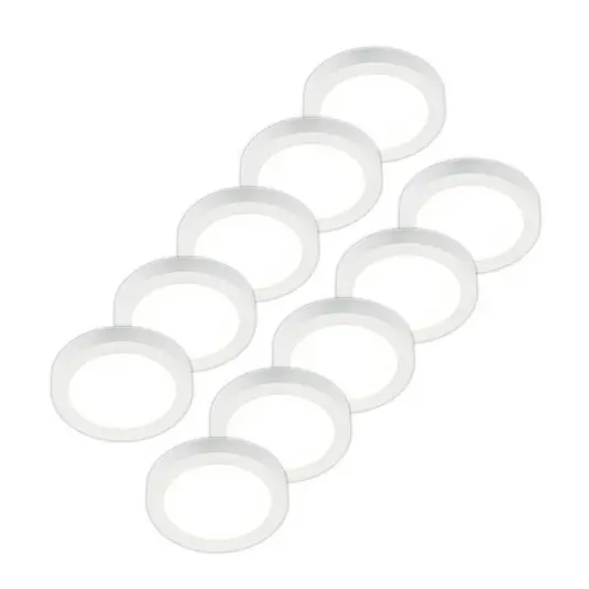 Prios LED mennyezeti lámpa Edwina, fehér, 25 cm, 10 darabos szett Outlet
