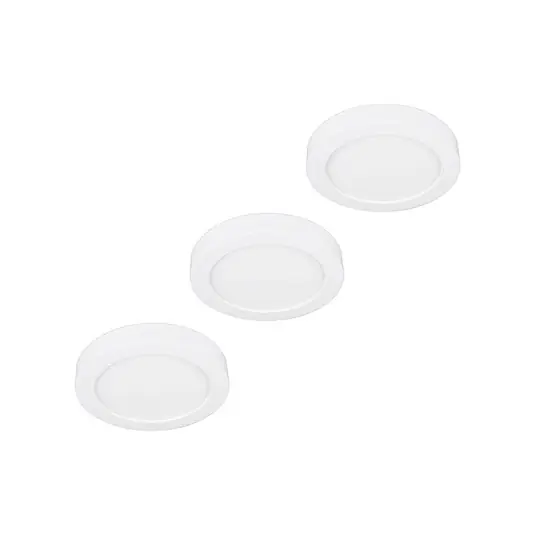 Kedvezményes ár Prios LED mennyezeti lámpa Edwina, fehér, 23 cm, 3 darabos szett