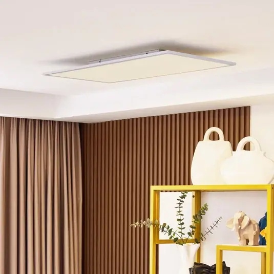 Lindby LED panel Lamin, fehér, 80 cm, CCT, fényerőszabályzó, távirányítóval Különleges ajánlat