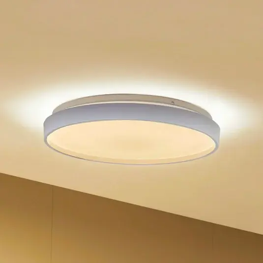 Lindby Smart LED mennyezeti lámpa Mirren, fehér, fém, CCT, Tuya Rendeld meg most