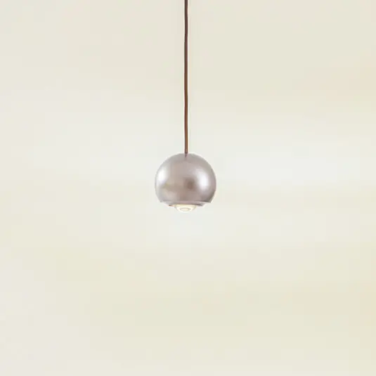 Lucande LED-es függőlámpa Varineth, nikkel színű, alumínium, Ø 11 cm Azonnal elérhető