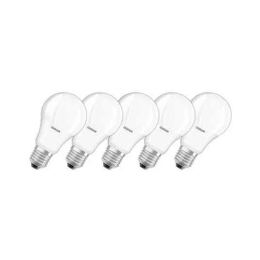 Utolsó esély OSRAM Base Classic A LED izzó E27 8,5 W 806 lm 5 db