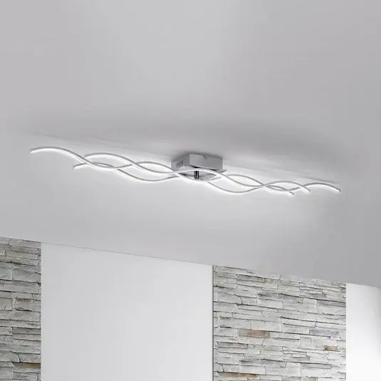 Utolsó esély LED mennyezeti lámpa Wave 3,000K 139.5x16cm acél