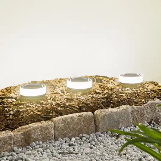 Expressz kézbesítés Lindby Smart LED földi tüskés fény Kyren, CCT, RGB, Tuya, 3 db