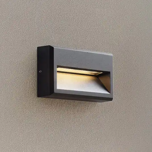 Vedd meg most Lucande Weno LED kültéri fali világítás, fekete, alumínium, IP65
