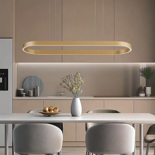 Lucande Smart LED függőlámpa Melinay, arany, CCT, Tuya Gyors kiszállítás