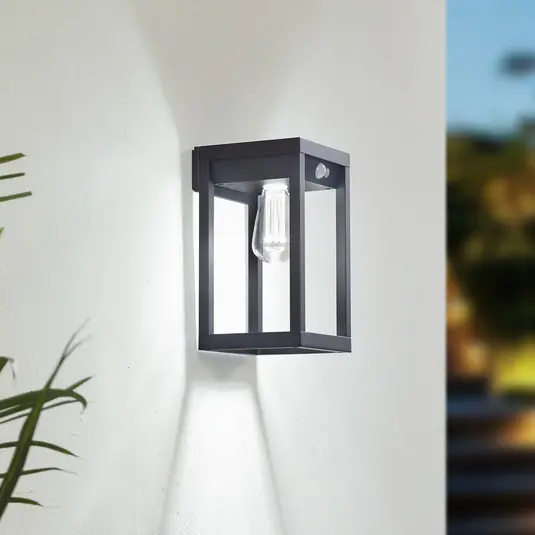 Ajánlat Lindby Smart LED napelemes fali lámpa Enea, érzékelő, CCT, RGB, Tuya