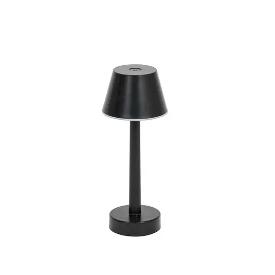 Lindby LED-es újratölthető lámpa Gaja, fekete, USB, IP44, RGBW, dim. Azonnal elérhető
