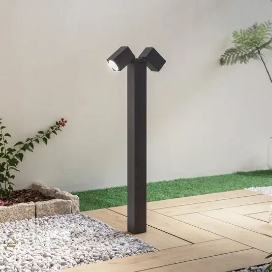 Lindby Othil ösvényvilágítás, 2-lámpás, 80 cm, antracit, fém Vedd meg most