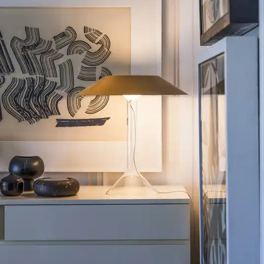 Foscarini LED asztali világítás Chapeaux M, okkersárga Szuper akció