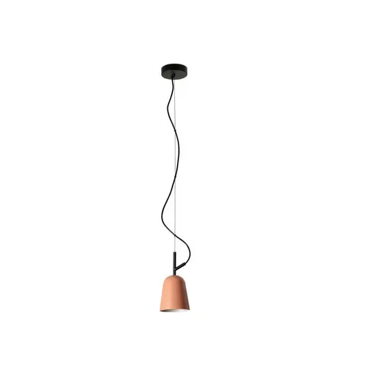 Végkiárusítás Studio függőlámpa, Ø 11 cm, rózsaszín/fekete, acél