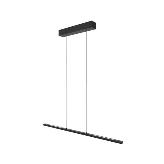 Exkluzív ajánlat LED-es függőlámpa Bande, fel/le, fekete, 120 cm, CCT, fényerőszabályzóval