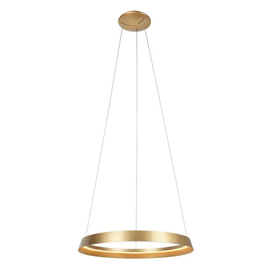 Népszerű Ringlux LED-es függőlámpa, 1-lámpás, aranyszínű, fém