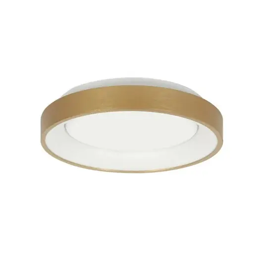 Ringlede LED mennyezeti lámpa, arany, magasság 6 cm, Ø 38 cm Rendeld meg most