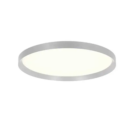 Flady LED mennyezeti lámpa, acél, Ø 50 cm, direkt/indirekt Biztonságos fizetés