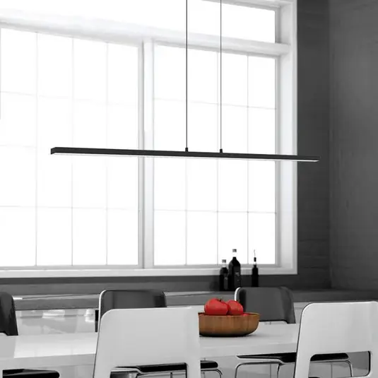 LED lógó világítás Bande, 150 cm fel/le, fekete, CCT, dimmelhető Szuper akció