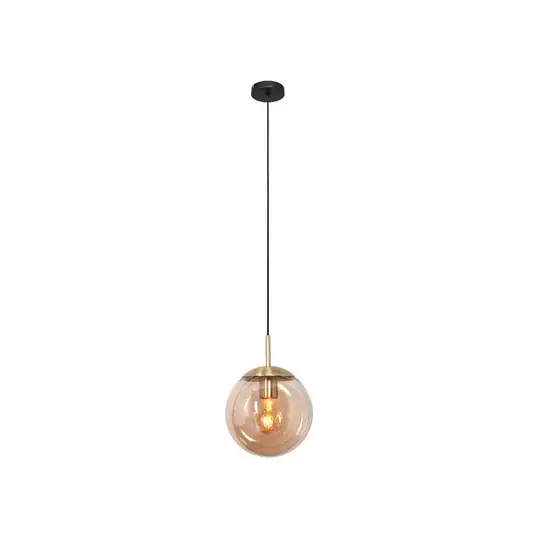 Bollique függőlámpa, sárgaréz, Ø 25 cm, üveg, 1-lámpás, gömb alakú Szuper ajánlat