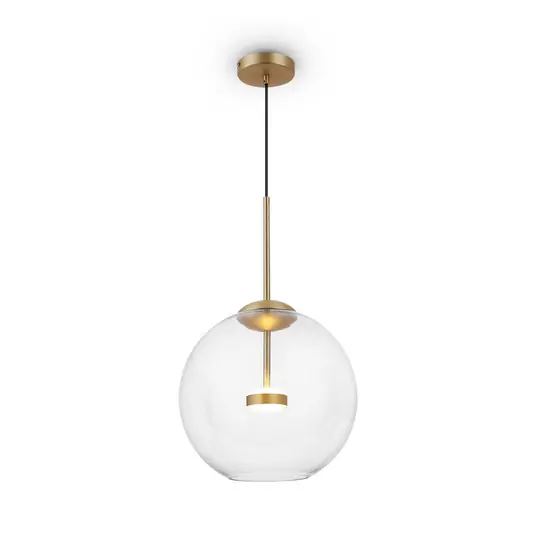 Szuper ajánlat Maytoni LED-es függőlámpa Cometa, aranyszínű, üveg, Ø 35 cm