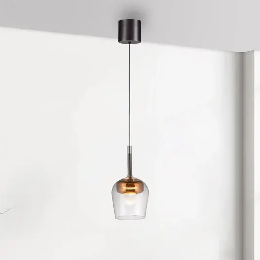 Azonnali szállítás Paul Neuhaus Smart LED függőlámpa Q-Kon réz színű Ø 21 cm