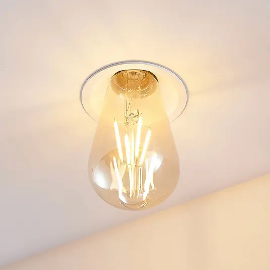 Molto Luce Willi 68R beépíthető lámpa, fehér, alumínium, E27 Akció