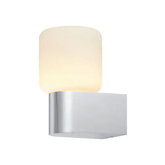 Molto Luce Lanu Flat kültéri fali lámpa, króm, alumínium/üveg Szezonális akció