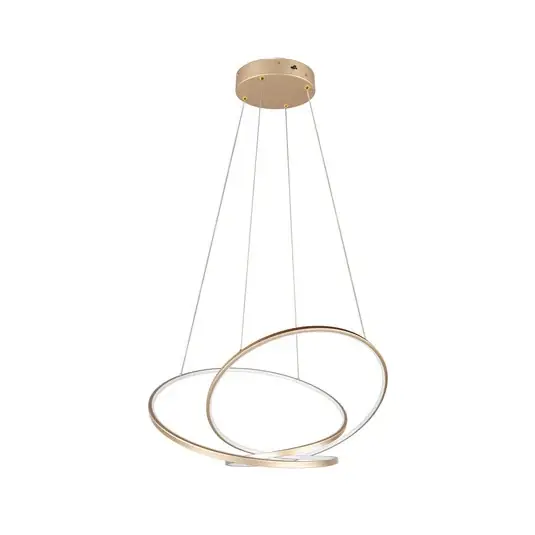 Outlet LED-es függőlámpa Darvin hossza 84 cm, arany színű, fém, CCT