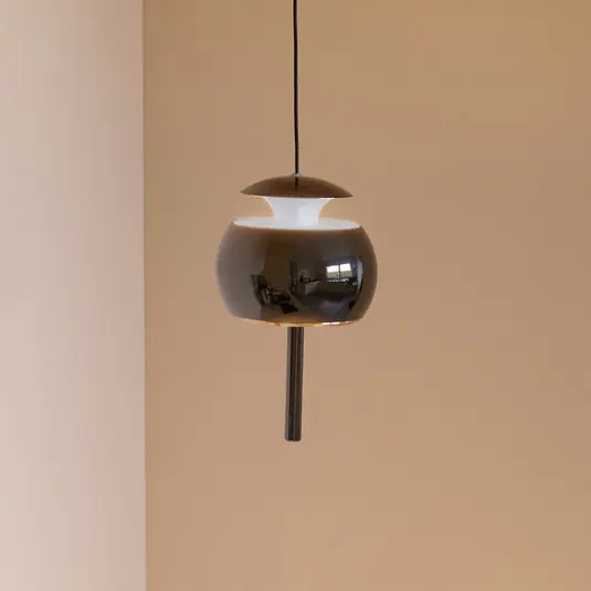 LOOM DESIGN LED lógó világítás Parachute, fekete Ø 9,6 cm alumínium Vásárlói kedvenc