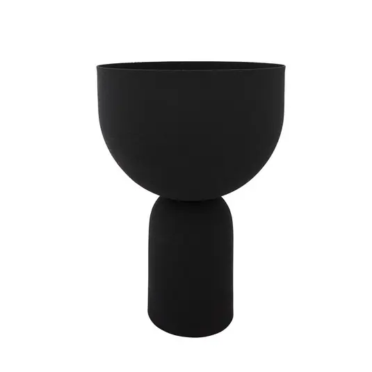 Olcsó AYTM Torus virágcserép, fekete, Ø 22 cm, magasság 30,6 cm, vas