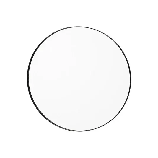 AYTM Circum tükör, átlátszó / fekete, Ø 70 cm, üveg, MDF fa Kiárusítás