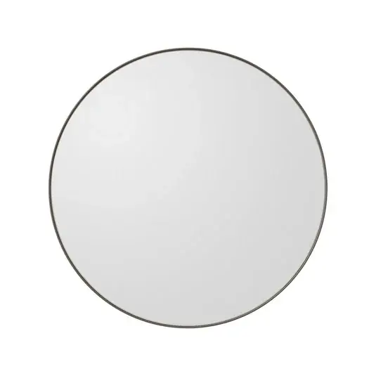 AYTM Circum tükör, átlátszó / szürkésbarna, Ø 50 cm, üveg, fa Szuper ajánlat