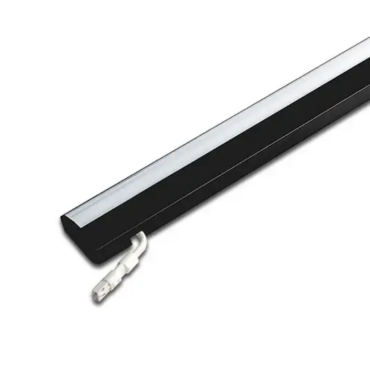 Szuper ajánlat ModuLite F LED-es szekrény alatti lámpa, fekete, 120 cm, 3000 K alumínium,